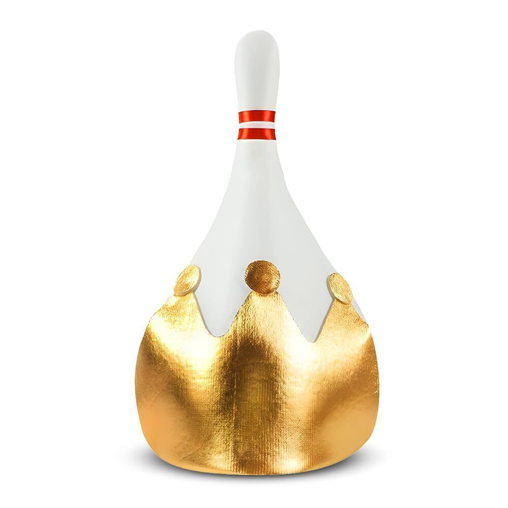 8923 Bowling Party Hat- Great Bowling Party Favor Costume Hats White
